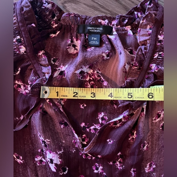 SIMPLY VERA by Vera Wang Long Sleeve Blouse - Picture 10 of 15